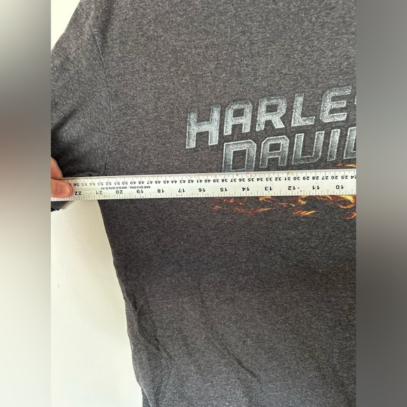 Harley Davidson Flames Biketown Youngstown, Ohio Tshirt - Picture 3 of 8